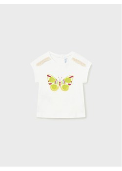 Mayoral T-Shirt 1008 Beżowy Regular Fit ze sklepu MODIVO w kategorii Koszulki niemowlęce - zdjęcie 181130444