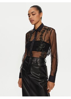 PINKO Koszula 103474 A1UW Czarny Regular Fit ze sklepu MODIVO w kategorii Koszule damskie - zdjęcie 181130490
