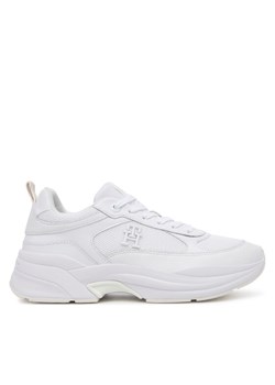 Tommy Hilfiger Sneakersy Th Chunky Runner FW0FW08474 Biały ze sklepu MODIVO w kategorii Buty sportowe damskie - zdjęcie 181130503