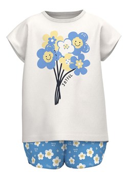 NAME IT Komplet t-shirt i spodenki 13215114 Biały Regular Fit ze sklepu MODIVO w kategorii Komplety dziewczęce - zdjęcie 181130553