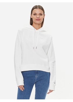 Tommy Hilfiger Bluza Frosted WW0WW38856 Écru Relaxed Fit ze sklepu MODIVO w kategorii Bluzy damskie - zdjęcie 181130592