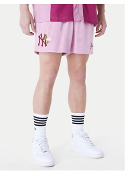 New Era Szorty sportowe New York Yankees MLB Woven 60596377 Różowy Regular Fit ze sklepu MODIVO w kategorii Spodenki męskie - zdjęcie 181130763