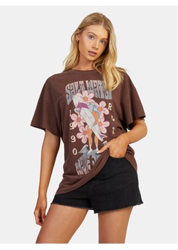 Roxy T-Shirt Sweetjanis Tees URJZT03737 Brązowy Regular Fit ze sklepu MODIVO w kategorii Bluzki damskie - zdjęcie 181131023
