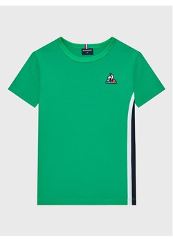 Le Coq Sportif T-Shirt 2220604 Zielony Regular Fit ze sklepu MODIVO w kategorii T-shirty chłopięce - zdjęcie 181131041