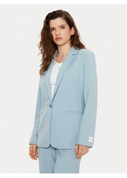 Calvin Klein Marynarka K20K207632 Błękitny Slim Fit ze sklepu MODIVO w kategorii Marynarki damskie - zdjęcie 181131091