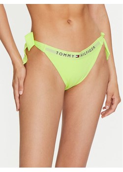Tommy Hilfiger Dół od bikini UW0UW04497 Zielony ze sklepu MODIVO w kategorii Stroje kąpielowe - zdjęcie 181131131
