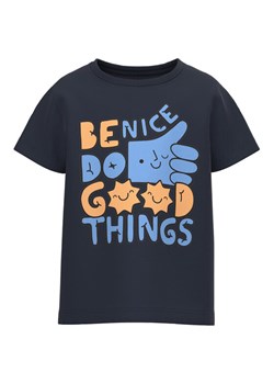 NAME IT T-Shirt 13216932 Granatowy Loose Fit - id: 0000301994404 - marki Name It - 181131221 NAME IT T-Shirt 13216932 Granatowy Loose Fit ze sklepu MODIVO w kategorii T-shirty chłopięce - zdjęcie 181131221