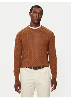 Matinique Sweter Triton 30207487 Brązowy Regular Fit ze sklepu MODIVO w kategorii Swetry męskie - zdjęcie 181131243