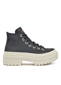 Converse Trampki Chuck Taylor All Star Lugged Heel Platform Waterproof A12328C 001 Czarny ze sklepu MODIVO w kategorii Trampki damskie - zdjęcie 181131290