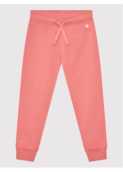 Champion Spodnie dresowe Logo Stretch 404451 Różowy Regular Fit ze sklepu MODIVO w kategorii Spodnie dziewczęce - zdjęcie 181131323