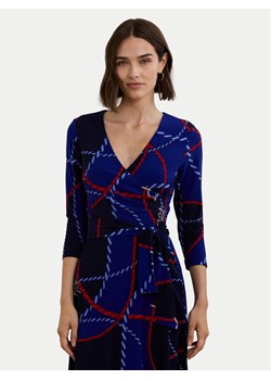 LAUREN RALPH LAUREN Sukienka koktajlowa 250957730001 Granatowy ze sklepu MODIVO w kategorii Sukienki - zdjęcie 181131404