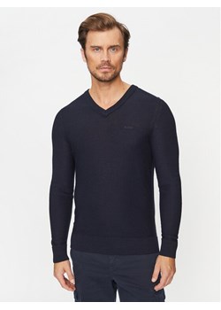 Boss Sweter Avac_V 50510750 Granatowy Regular Fit ze sklepu MODIVO w kategorii Swetry męskie - zdjęcie 181131474