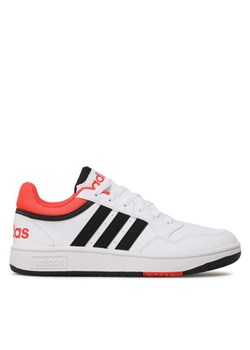 adidas Sneakersy Hoops GZ9673 Biały ze sklepu MODIVO w kategorii Buty sportowe dziecięce - zdjęcie 181131593