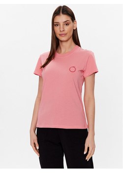 Trussardi T-Shirt Small Greyhound 56T00538 Różowy Regular Fit ze sklepu MODIVO w kategorii Bluzki damskie - zdjęcie 181131594