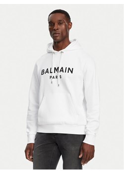 Balmain Bluza DH1JR002BB65 Biały Regular Fit ze sklepu MODIVO w kategorii Bluzy męskie - zdjęcie 181131661