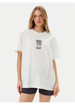 Volcom T-Shirt Alix 3 B3512507 Biały Oversize ze sklepu MODIVO w kategorii Bluzki damskie - zdjęcie 181131692