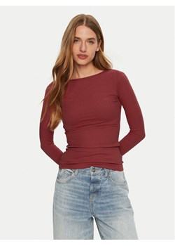 Lee Bluzka 112355150 Czerwony Slim Fit ze sklepu MODIVO w kategorii Bluzki damskie - zdjęcie 181131774
