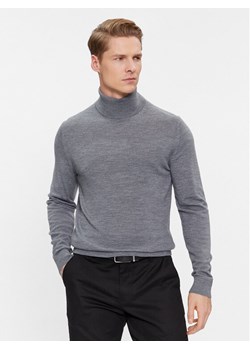 Calvin Klein Golf Superior K10K110420 Szary Slim Fit ze sklepu MODIVO w kategorii Swetry męskie - zdjęcie 181131793