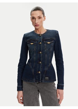 Versace Jeans Couture Kurtka jeansowa 78HAS457 Niebieski Slim Fit ze sklepu MODIVO w kategorii Kurtki damskie - zdjęcie 181131844