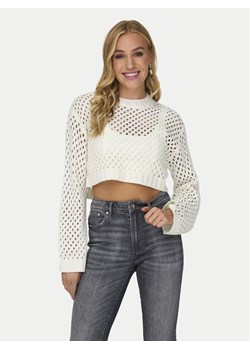 ONLY Sweter Milla 15300575 Écru Regular Fit ze sklepu MODIVO w kategorii Swetry damskie - zdjęcie 181131940