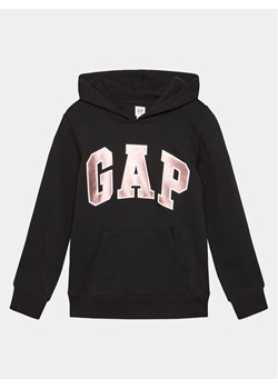 Gap Bluza 428910-00 Czarny Regular Fit ze sklepu MODIVO w kategorii Bluzy chłopięce - zdjęcie 181132033