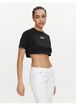 Vans T-Shirt Flying V Crew Crop Ii VN000GFF Czarny Regular Fit ze sklepu MODIVO w kategorii Bluzki damskie - zdjęcie 181132080