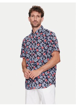Bugatti Koszula 9450 58333A Granatowy Slim Fit ze sklepu MODIVO w kategorii Koszule męskie - zdjęcie 181132143