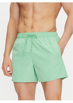Lacoste Szorty kąpielowe MH6270 Zielony Regular Fit ze sklepu MODIVO w kategorii Kąpielówki - zdjęcie 181132200