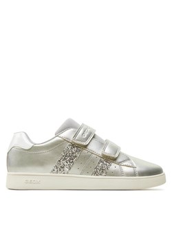 Geox Sneakersy J Eclyper Girl J45LRA 000NF C1007 D Srebrny ze sklepu MODIVO w kategorii Trampki dziecięce - zdjęcie 181132401