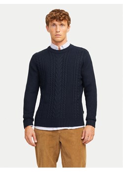 Jack&Jones Sweter Craig 12258480 Granatowy Regular Fit ze sklepu MODIVO w kategorii Swetry męskie - zdjęcie 181132492