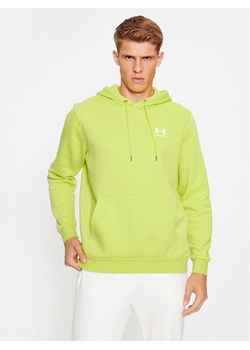Under Armour Bluza Ua Essential Fleece Hoodie 1373880 Żółty Loose Fit ze sklepu MODIVO w kategorii Bluzy męskie - zdjęcie 181132551