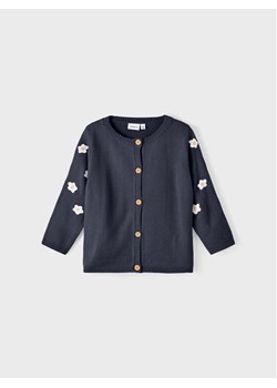NAME IT Kardigan 13212003 Granatowy Regular Fit ze sklepu MODIVO w kategorii Bluzy i swetry - zdjęcie 181132684
