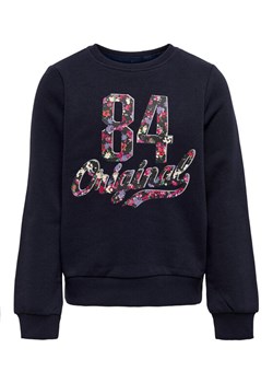 Kids ONLY Bluza Lena 15271439 Granatowy Regular Fit ze sklepu MODIVO w kategorii Bluzy dziewczęce - zdjęcie 181132724