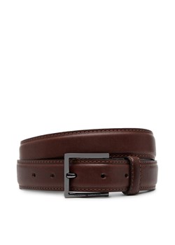 Tommy Hilfiger Pasek Męski Hudson Leather 3.0 AM0AM13379 Brązowy ze sklepu MODIVO w kategorii Paski męskie - zdjęcie 181132744