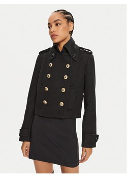 Babylon Płaszcz przejściowy E00287 Czarny Regular Fit ze sklepu MODIVO w kategorii Płaszcze damskie - zdjęcie 181132921