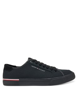 Tommy Hilfiger Tenisówki Core Corporate Vulc Canvas FM0FM05398 Czarny ze sklepu MODIVO w kategorii Trampki męskie - zdjęcie 181133002