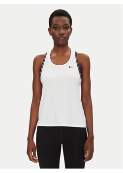 Under Armour Top Tech Knockout 1389851 Biały Regular Fit ze sklepu MODIVO w kategorii Bluzki damskie - zdjęcie 181133014