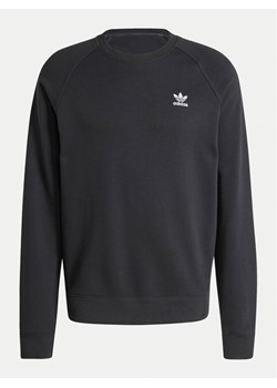 adidas Bluza Trefoil Essentials IW5792 Czarny Regular Fit ze sklepu MODIVO w kategorii Bluzy męskie - zdjęcie 181133123