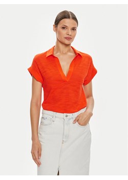 United Colors Of Benetton Polo 30Z1D4015 Czerwony Relaxed Fit ze sklepu MODIVO w kategorii Bluzki damskie - zdjęcie 181133193