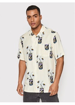 HUF Koszula Canned Resort BU00142 Beżowy Relaxed Fit ze sklepu MODIVO w kategorii Koszule męskie - zdjęcie 181133214