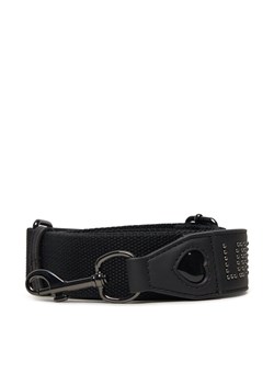 LOVE MOSCHINO Wymienny pasek do torebki JC6401PP1LLI300A Czarny ze sklepu MODIVO w kategorii Paski damskie - zdjęcie 181133220
