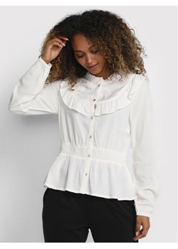 Cream Bluzka Linta 10610669 Écru Slim Fit - id: 0000300769393 - marki Cream - 181133492 Cream Bluzka Linta 10610669 Écru Slim Fit ze sklepu MODIVO w kategorii Koszule damskie - zdjęcie 181133492