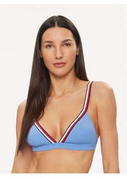 Tommy Hilfiger Góra od bikini UW0UW05290 Niebieski ze sklepu MODIVO w kategorii Stroje kąpielowe - zdjęcie 181133550