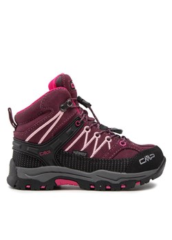 CMP Trekkingi Kids Rigel Mid Trekking Shoe Wp 3Q12944 Bordowy ze sklepu MODIVO w kategorii Buty trekkingowe dziecięce - zdjęcie 181133552