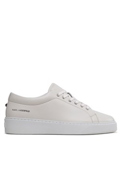 KARL LAGERFELD Sneakersy KL53320 Écru ze sklepu MODIVO w kategorii Trampki męskie - zdjęcie 181133693