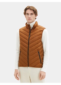 Tom Tailor Kamizelka 1036072 Brązowy Regular Fit ze sklepu MODIVO w kategorii Kamizelki męskie - zdjęcie 181133742