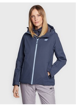 4F Kurtka narciarska H4Z22-KUDN001 Granatowy Regular Fit ze sklepu MODIVO w kategorii Kurtki damskie - zdjęcie 181133871