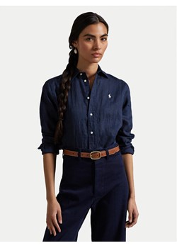 Polo Ralph Lauren Koszula 211970730002 Granatowy Classic Fit ze sklepu MODIVO w kategorii Koszule damskie - zdjęcie 181133881