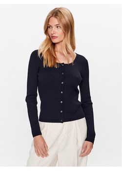 Tommy Hilfiger Kardigan WW0WW38995 Granatowy Slim Fit ze sklepu MODIVO w kategorii Swetry damskie - zdjęcie 181133992
