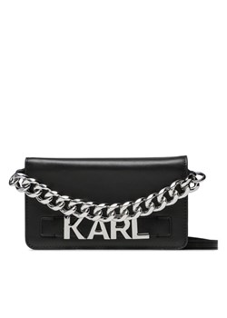 KARL LAGERFELD Torebka na telefon 226W3913 Czarny ze sklepu MODIVO w kategorii Etui - zdjęcie 181134042